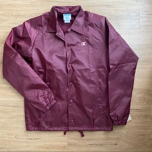 NWT Champion nylon coaches jacket